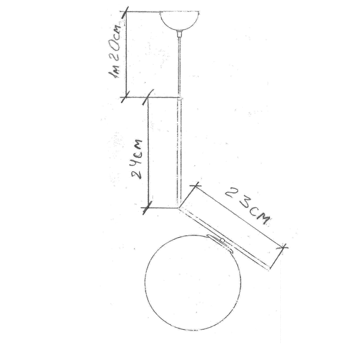 Подвесной светильник KG0825P-1S от Delight Collection DELIGHT COLLECTION ДИЗАЙНЕРСКИЕ 243886 Белый  - Вид №1