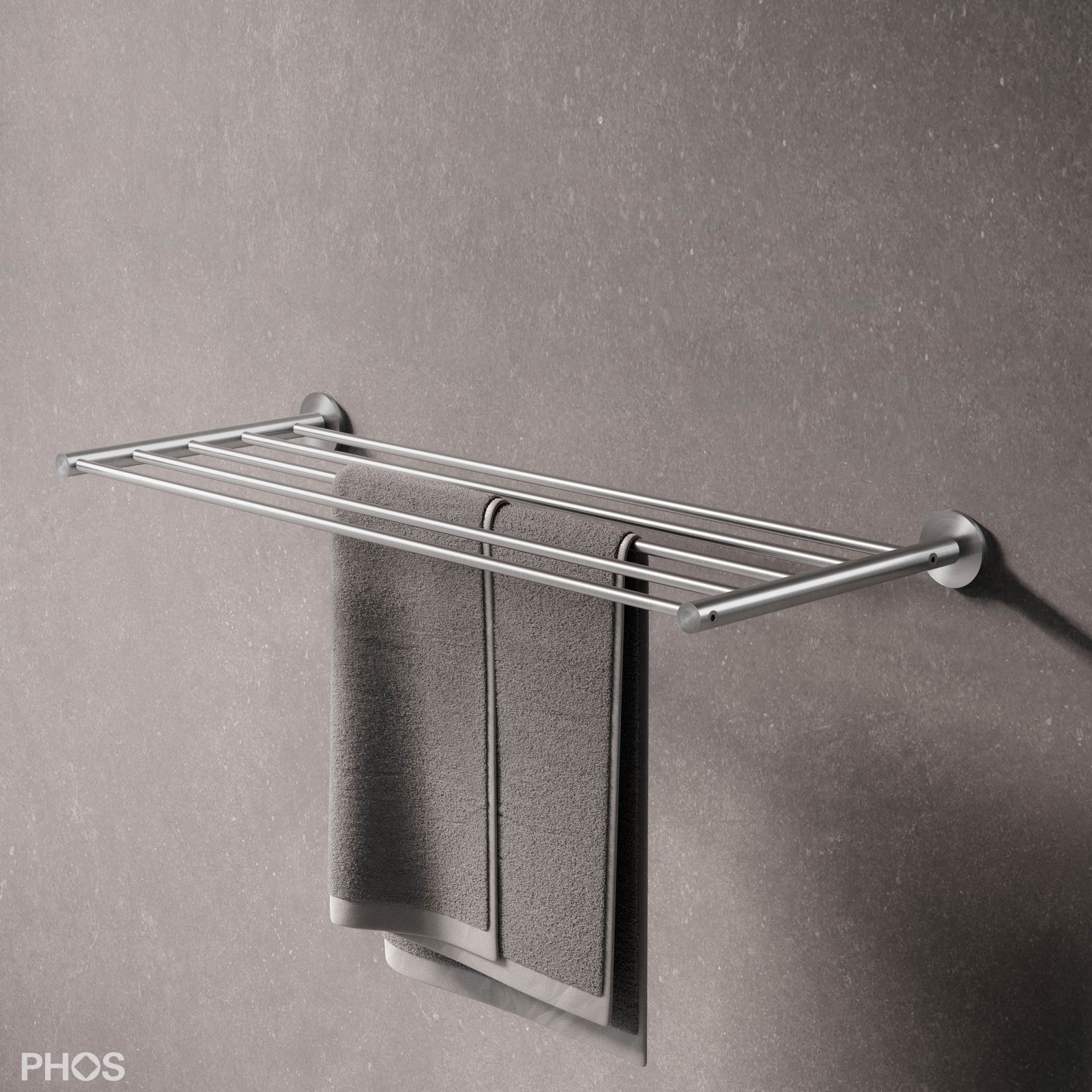SR1000-1W-B Полотенцесушитель настенный, ширина 100 см. PHOS  - Вид №1