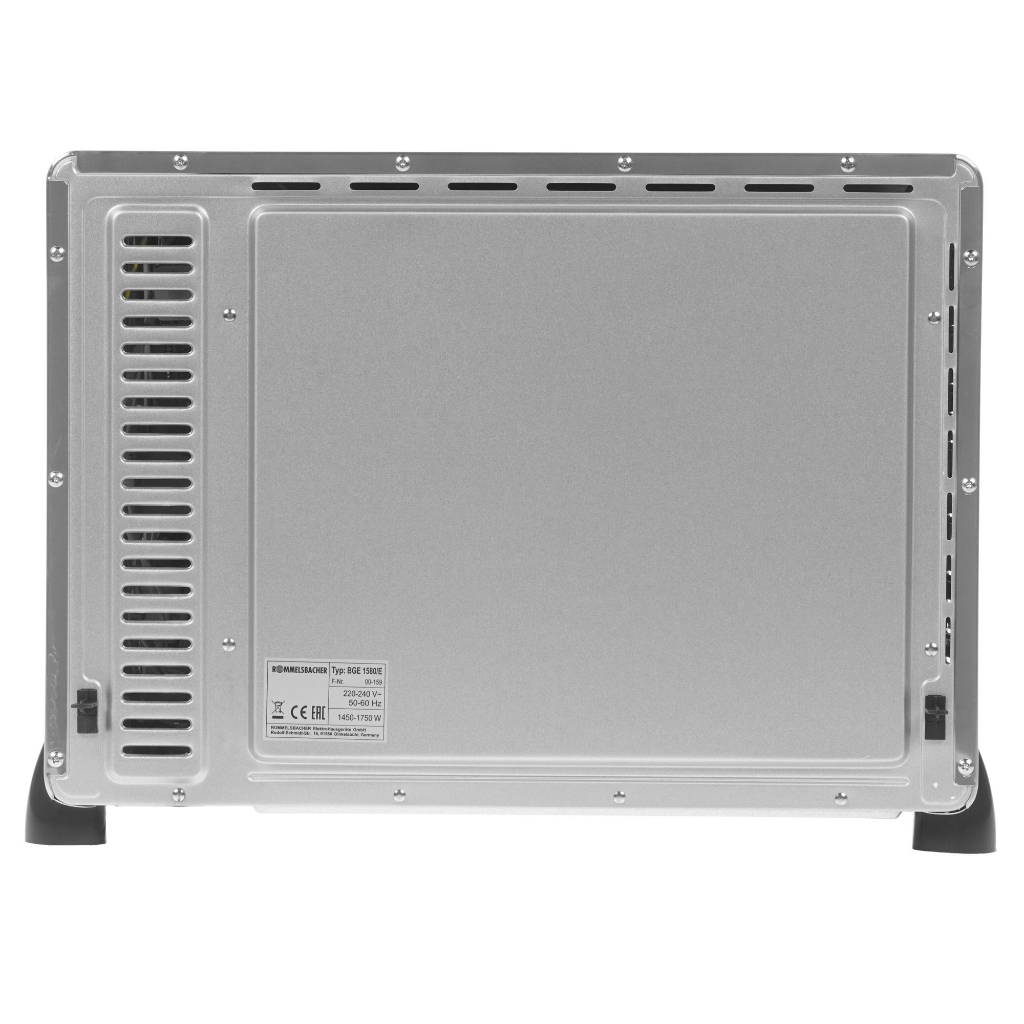 8159743 Мини-печь Rommelsbacher BGE 1580/E черный STDN-0111645 - Вид №7