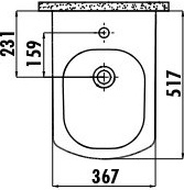 EG510-00CB00E-0000 ELEGANT Биде Creavit Elegant - Вид №1