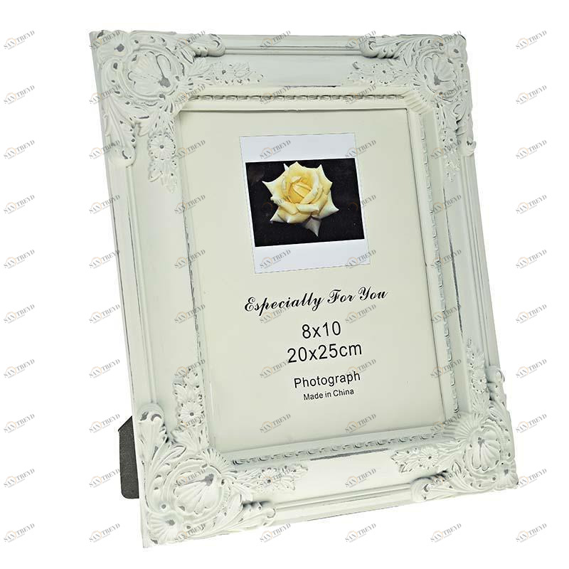 Фоторамка настольная 32х27 см пластиковая белая TO4ROOMS  00-3838240 Белый 