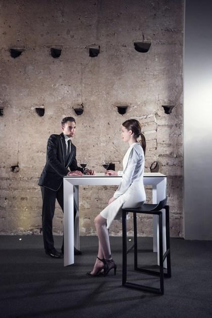 VONDOM Высокий садовый табурет из полипропилена Wall street sun-id-1452397 - Вид №4