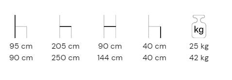 Шезлонг с откидывающейся спинкой в Sunbrella® DRIGANI ARGENTINA ARCH-00099013 - Вид №6