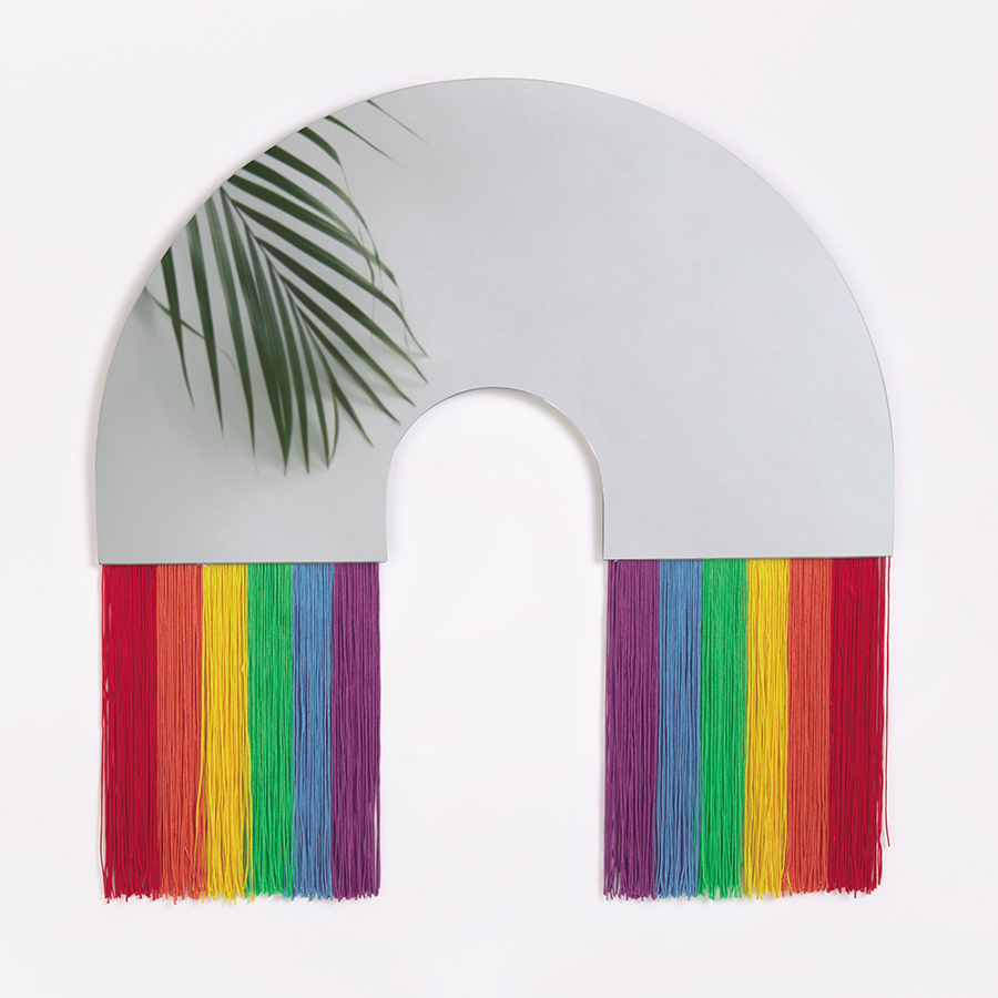 DYRAINBLW Зеркало настенное rainbow, большое Doiy  - Вид №4