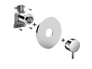 Встраиваемый смеситель для душа с пластиной
