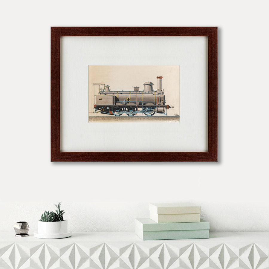 Картина: Locomotive, 1888 КАРТИНЫ В КВАРТИРУ  135780 Разноцветный  - Вид №1