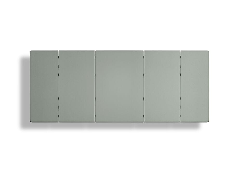 Алюминиевый и деревянный прямоугольный садовый стол Poltrona Frau SOLARIA ARCH-00031017 - Вид №3