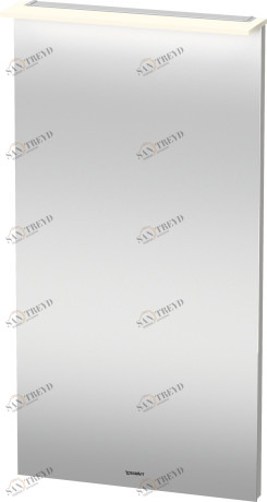 XL749000707 X-Large Зеркало с подсветкой Бетонно-серый матовый декор Duravit