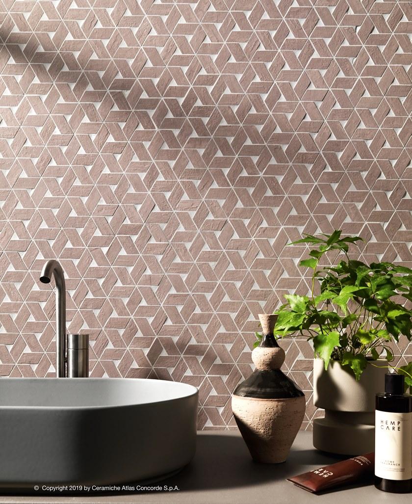 Atlas Concorde Белая плитка для стен с эффектом бетона Raw sun-id-1483334 - Вид №43