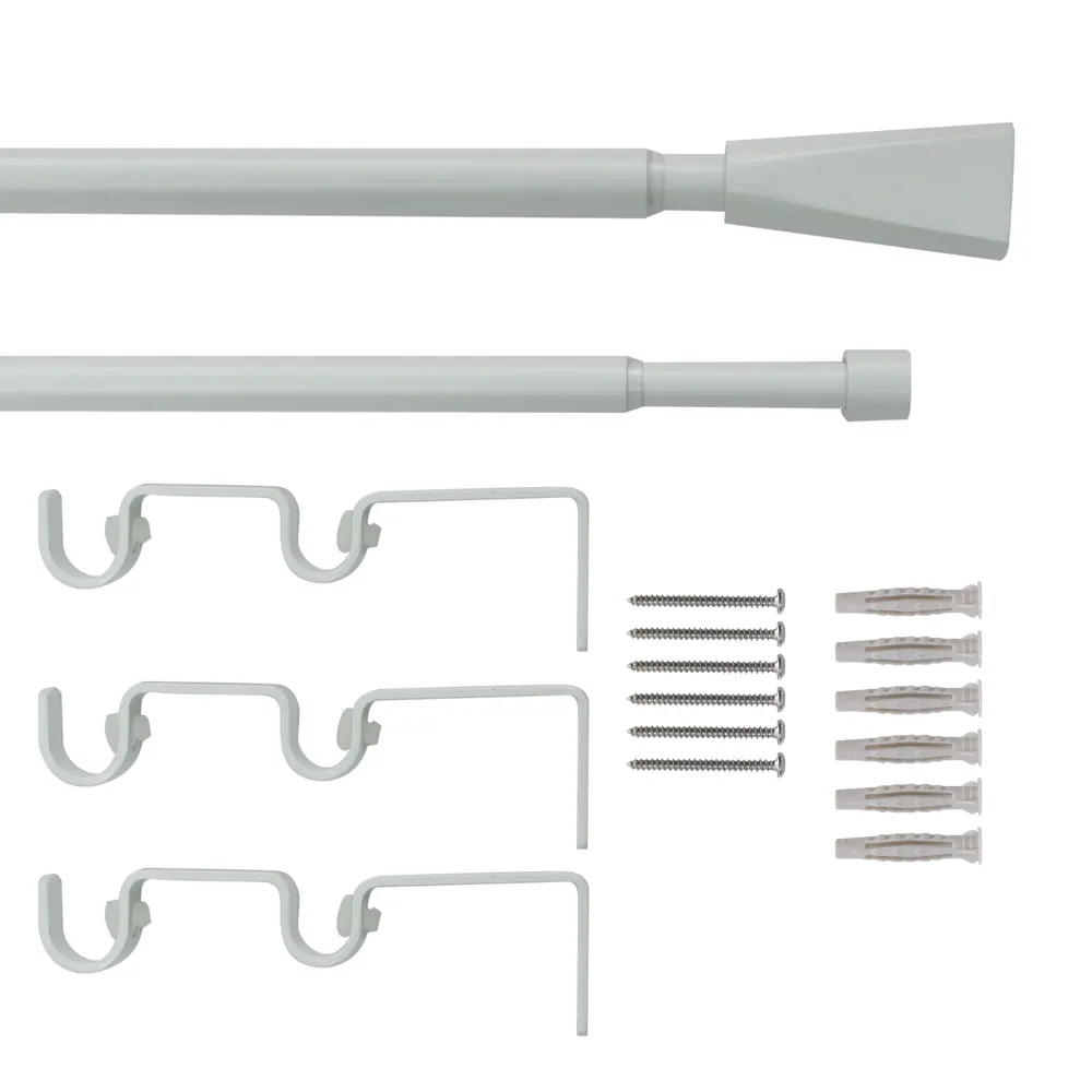 INSPIRE Двухрядный карниз Грани для многослойных штор 160-300 см 84407310 STLM-0049482 - Вид №1