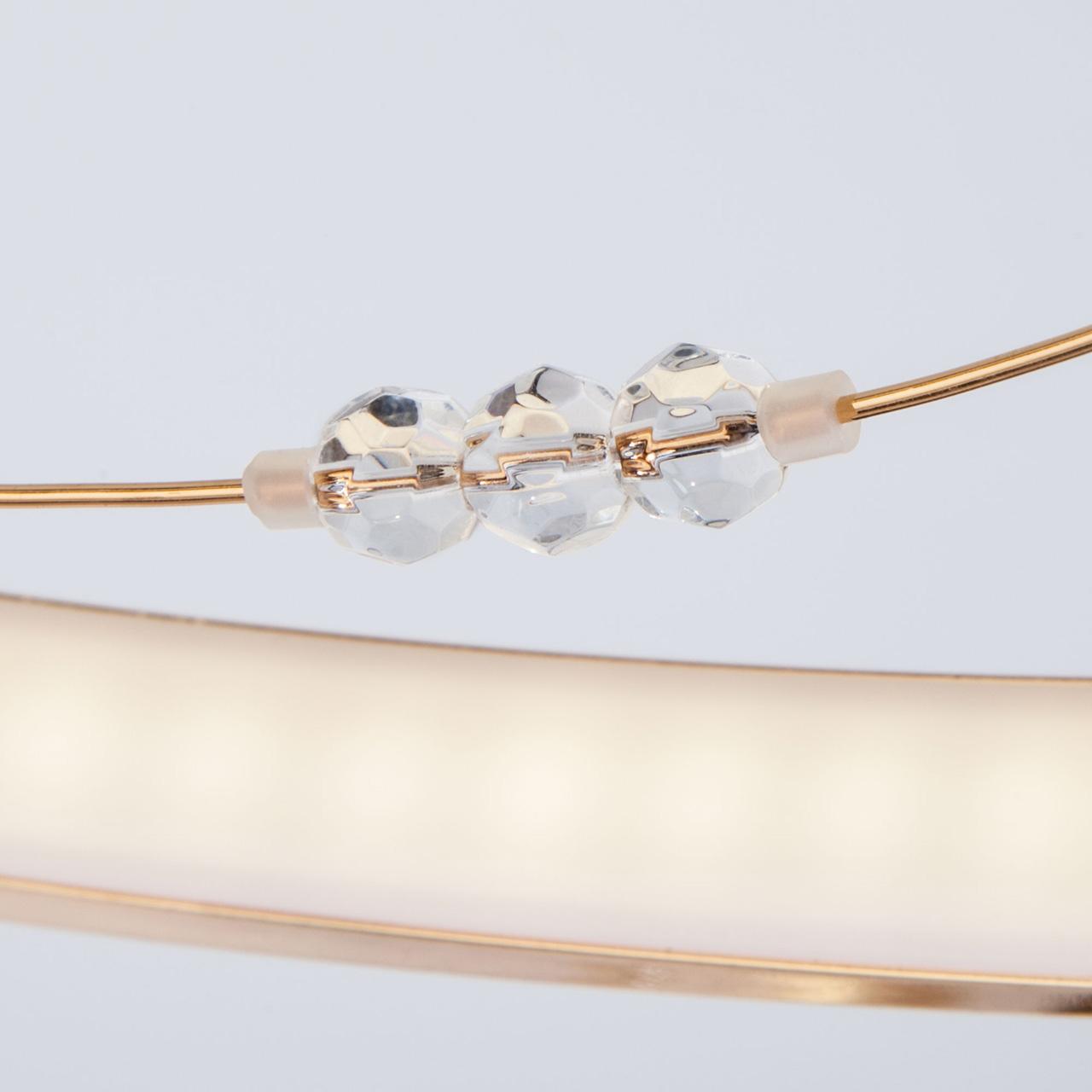 Потолочная светодиодная люстра Eurosvet Twist 90054/8 золото EUROSVET TWIST GOLD 184085 Золотой  - Вид №1