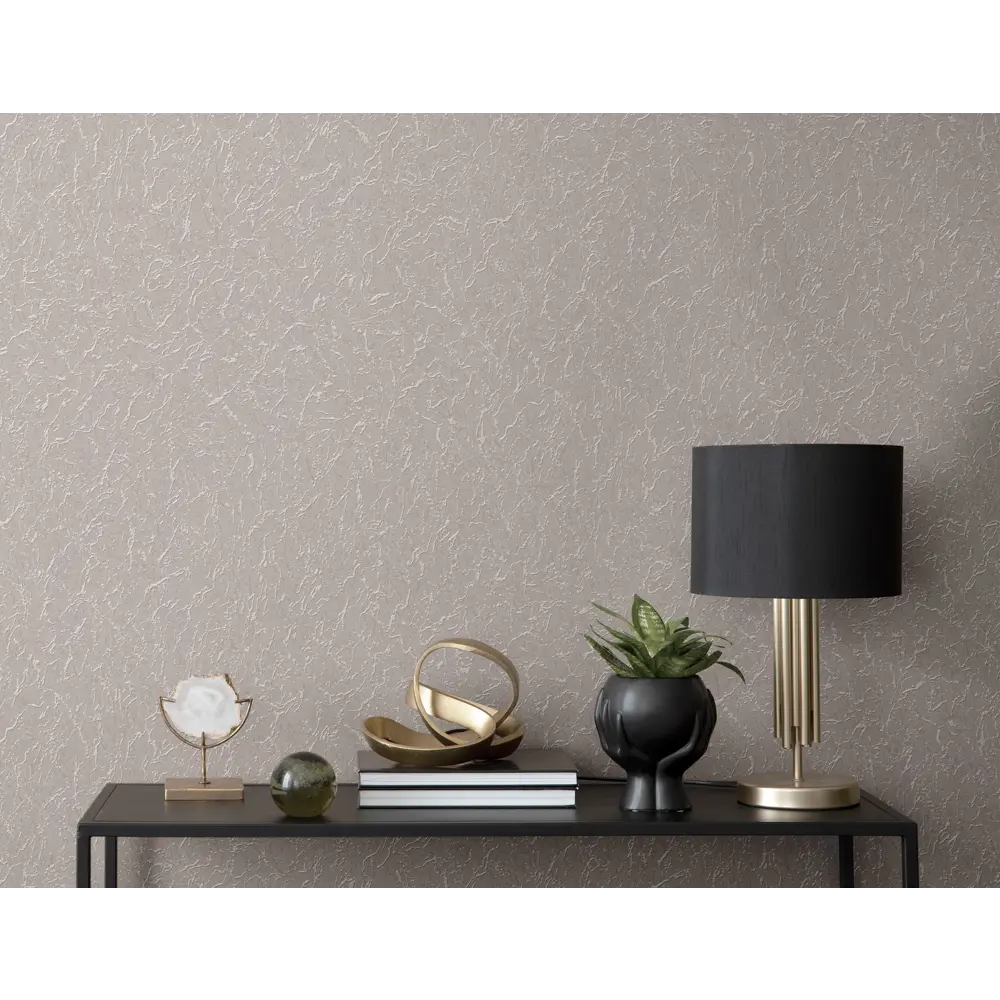 Флизелиновые обои Renowa Галактика с текстурой штукатурки в бежевых тонах 89425641 STLM-1569373 - Вид №3