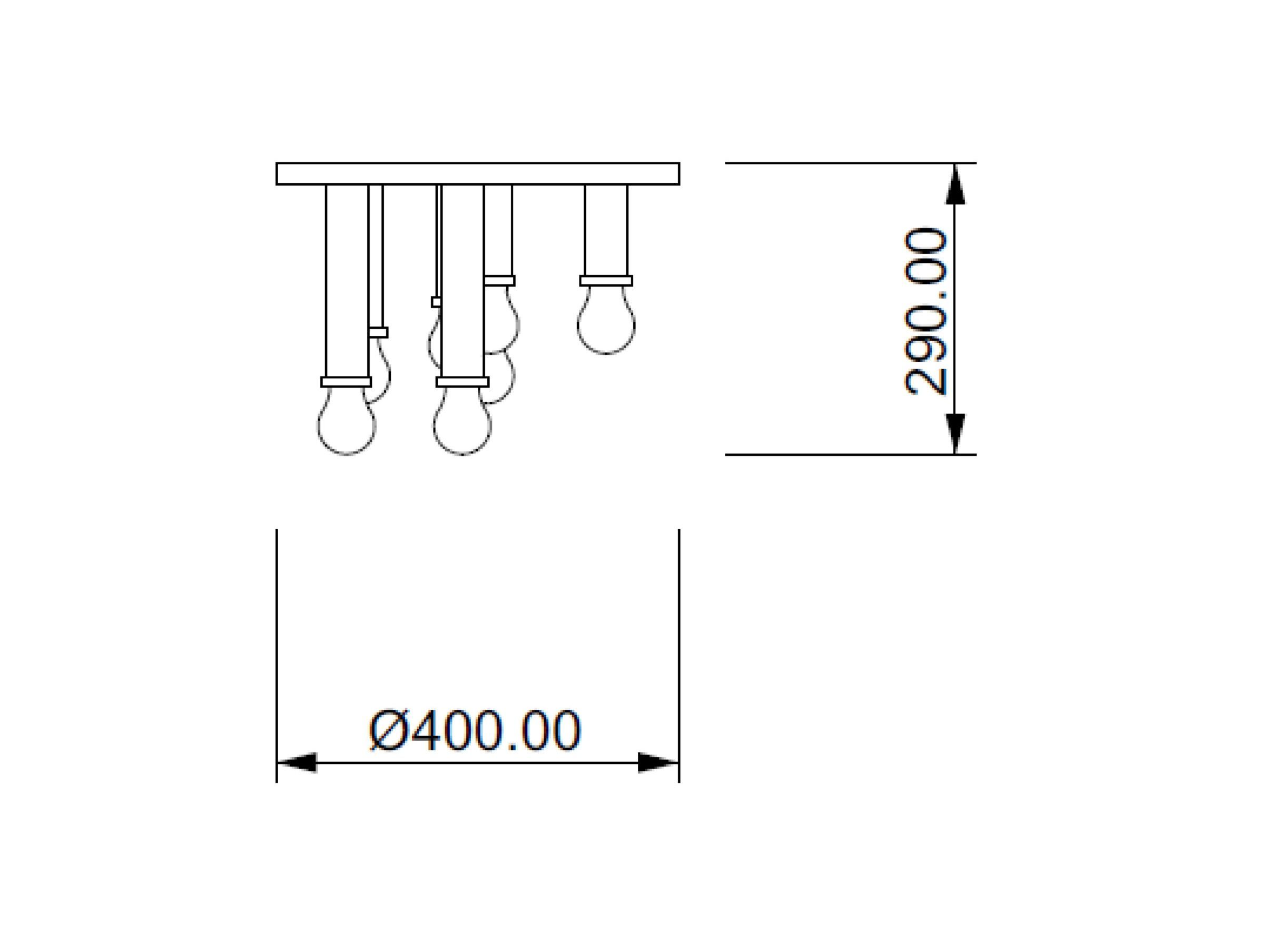Металлический светодиодный потолочный светильник Lampex Italiana Lumen ARCH-00113671 - Вид №2