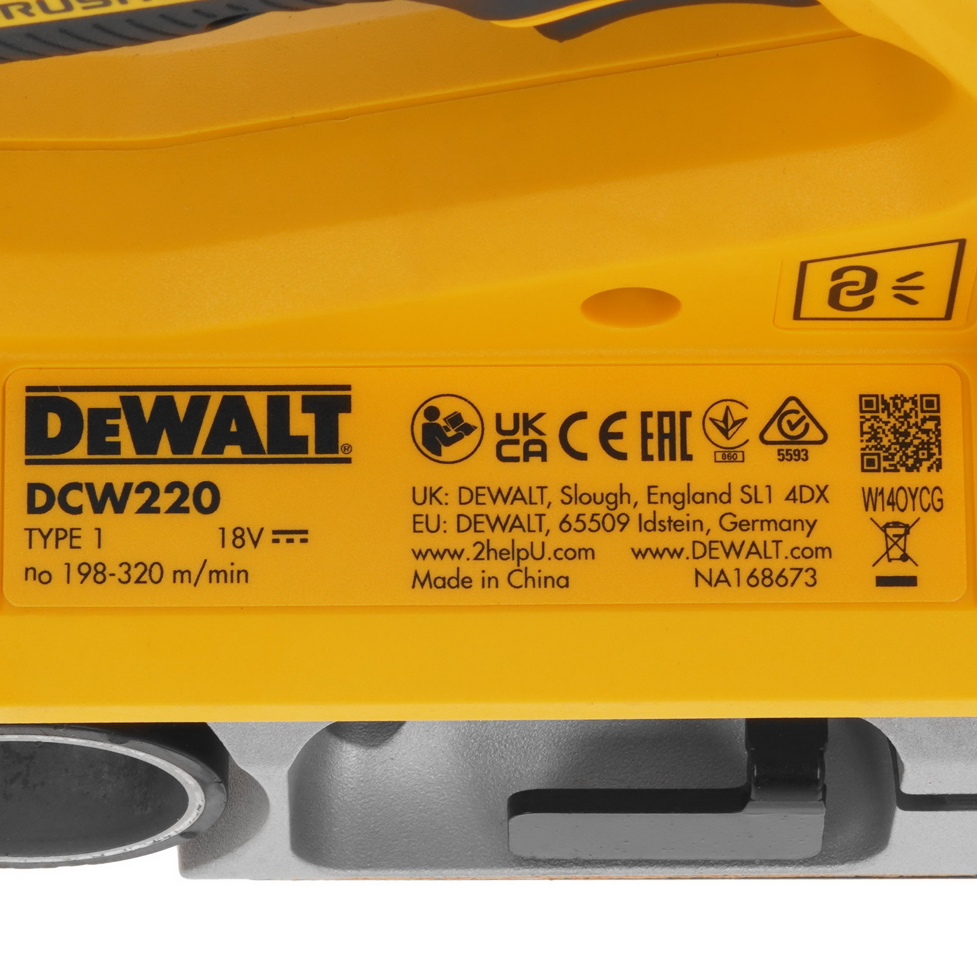 Ленточная шлифмашина DeWalt DCW220N-QW FLEXVOLТ 18/54V  , Без ЗУ, Без АКБ 5455824 STDN-0151316 - Вид №4