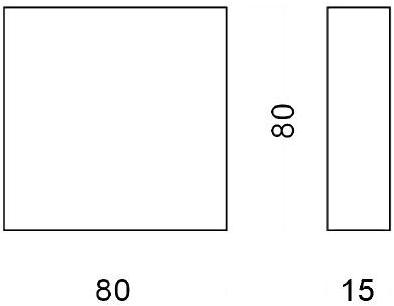 MissoniHome Квадратный тканевый садовый пуф Nap sun-id-1404524 - Вид №2