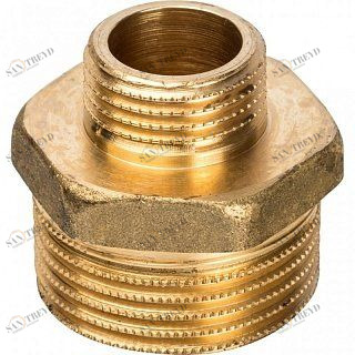 Ниппель переходной НН 1х1/2" латунь STOUT SFT0003000112