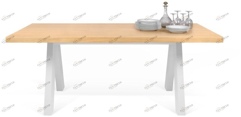 TemaHome Прямоугольный обеденный стол из фанерованной древесины sun-id-1487035