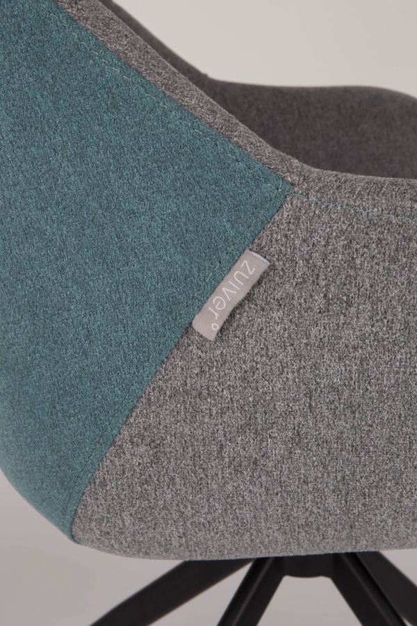 Кресло Doulton голубое Zuiver 1200114 - Вид №14