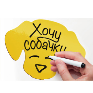 Mel19-1 Магнитная доска для записей "собака" Melompo