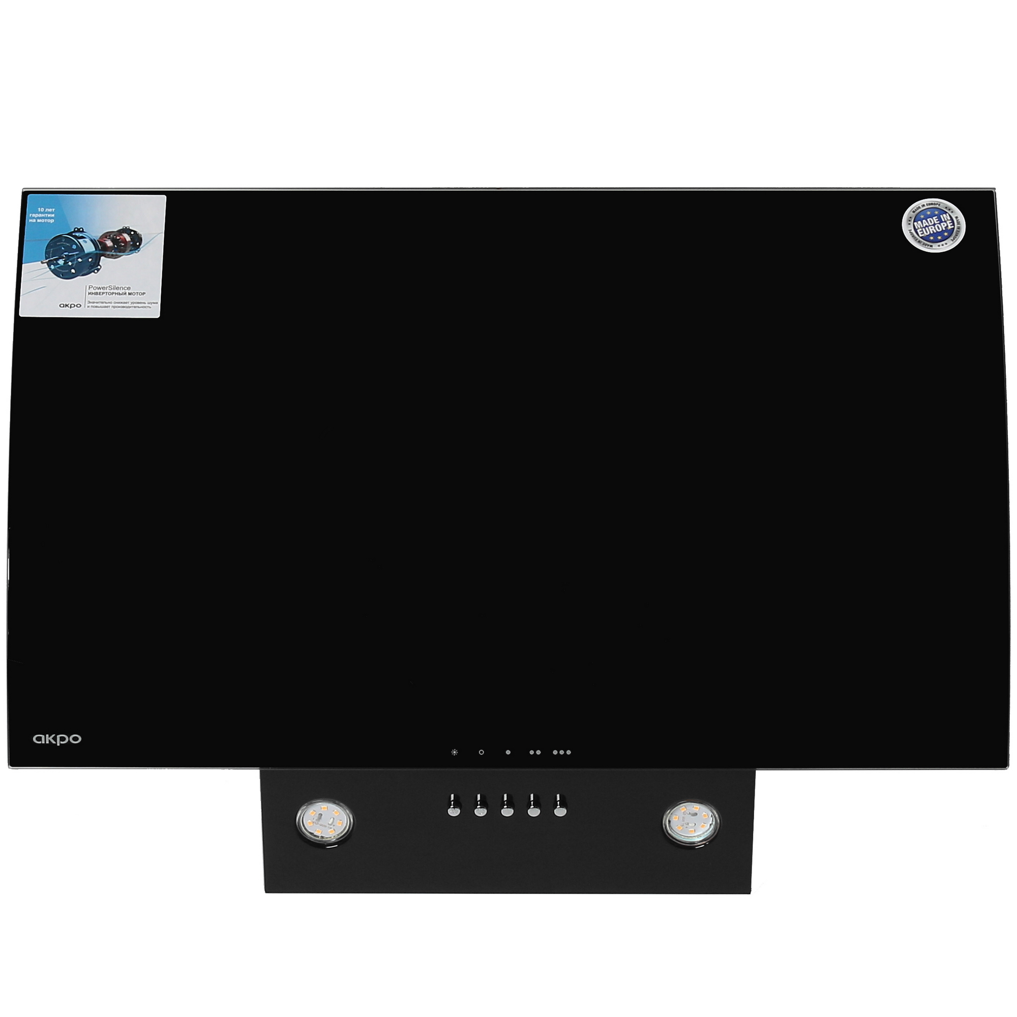 9940340 Вытяжка наклонная Akpo WK-4 Clarus eco II черный/черный STDN-0094810 - Вид №1