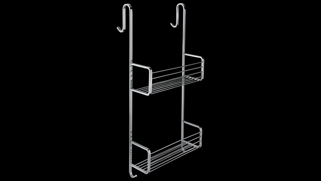 GH159 Мыльница для душевой кабины, подвесная, надверная, сетчатая, двухъярусная, латунная bagno&associati Complementi Bagno & Associati