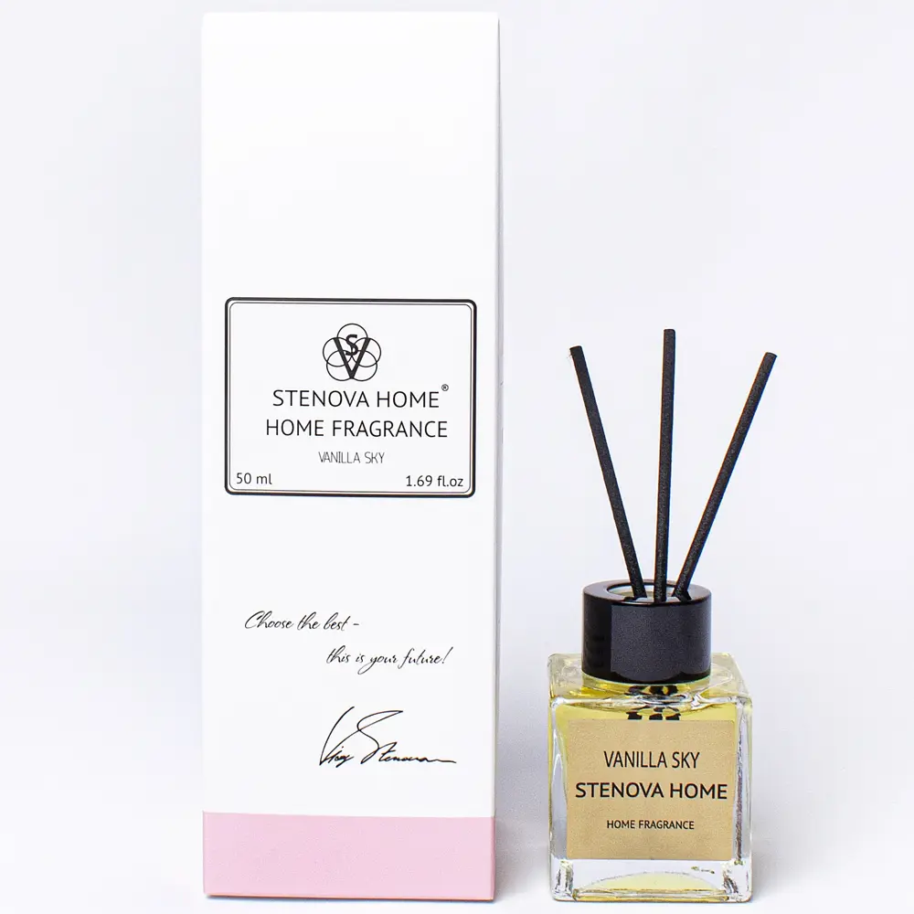 Аромадиффузор STENOVA HOME Vanilla Sky 50 мл с древесными нотами 89342972 STLM-0821897