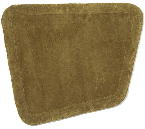 ASPLUND Однотонный коврик ручной работы из шерсти в современном стиле sun-id-1499826 - Вид №3