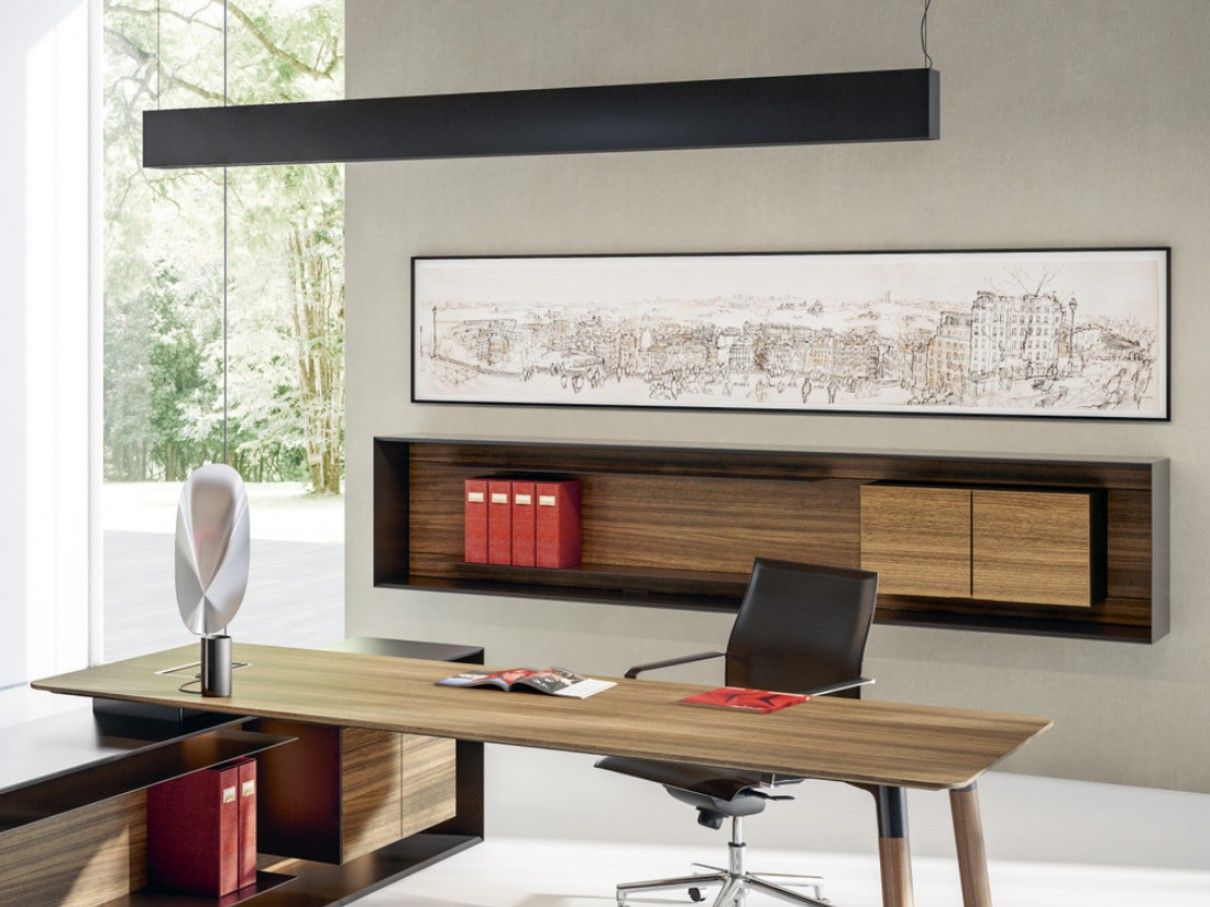 Шкаф / Деревянный офисный книжный шкаф FANTONI ARCH-00029530