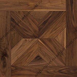 Модульный паркет Kochanelli Верона Орех американский Натур (Гладкая) 470х470 мм.