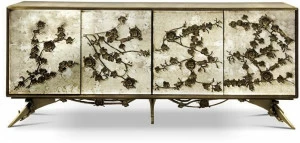 KOKET Буфет из лакированного сусального золота Spellbound