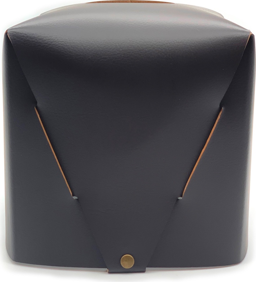 10661010 ADJ Салфетница квадратная ADJ 12см, шоколад Кожа натуральная 