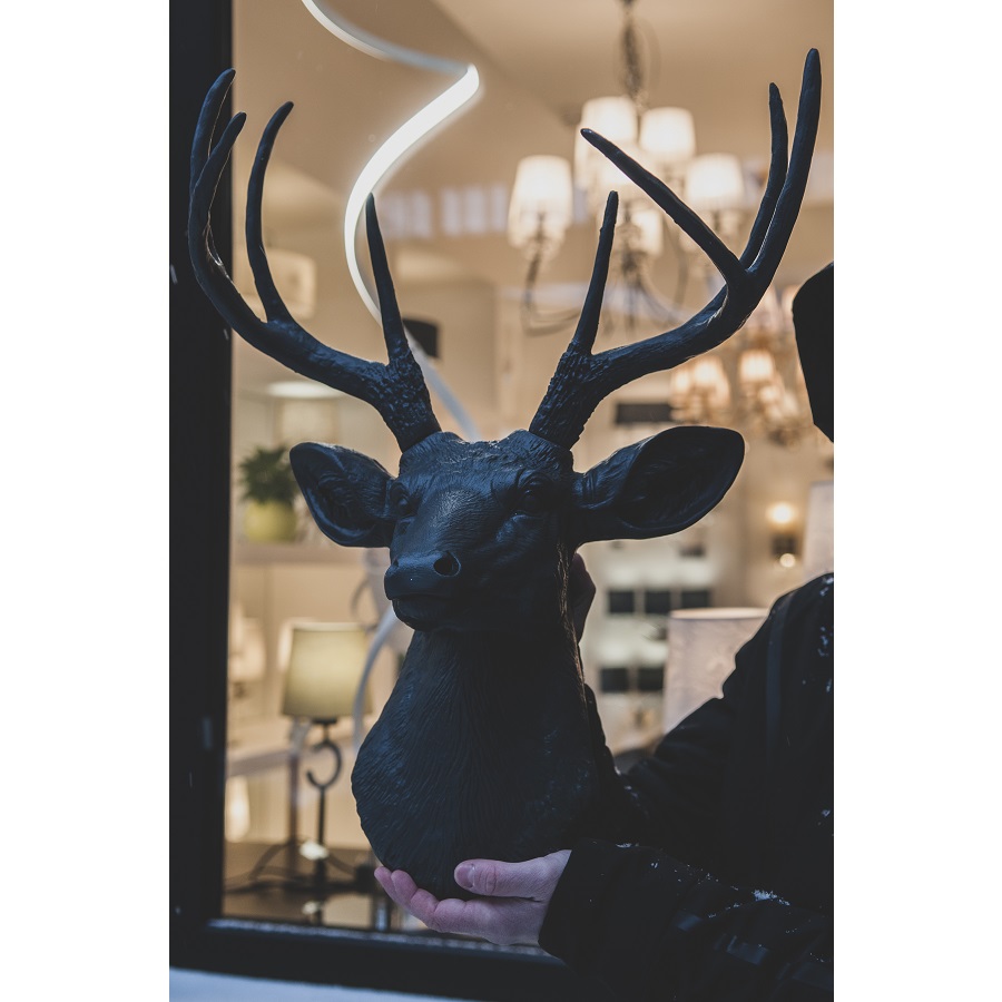 Голова декоративная «Олень» Yagoodza, сирень/сирень Y1040 - Вид №1