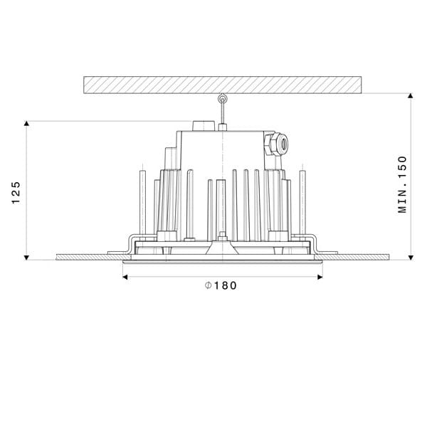 Алюминиевый светодиодный потолочный светильник Goccia Illuminazione PASSUM ARCH-00149498 - Вид №6