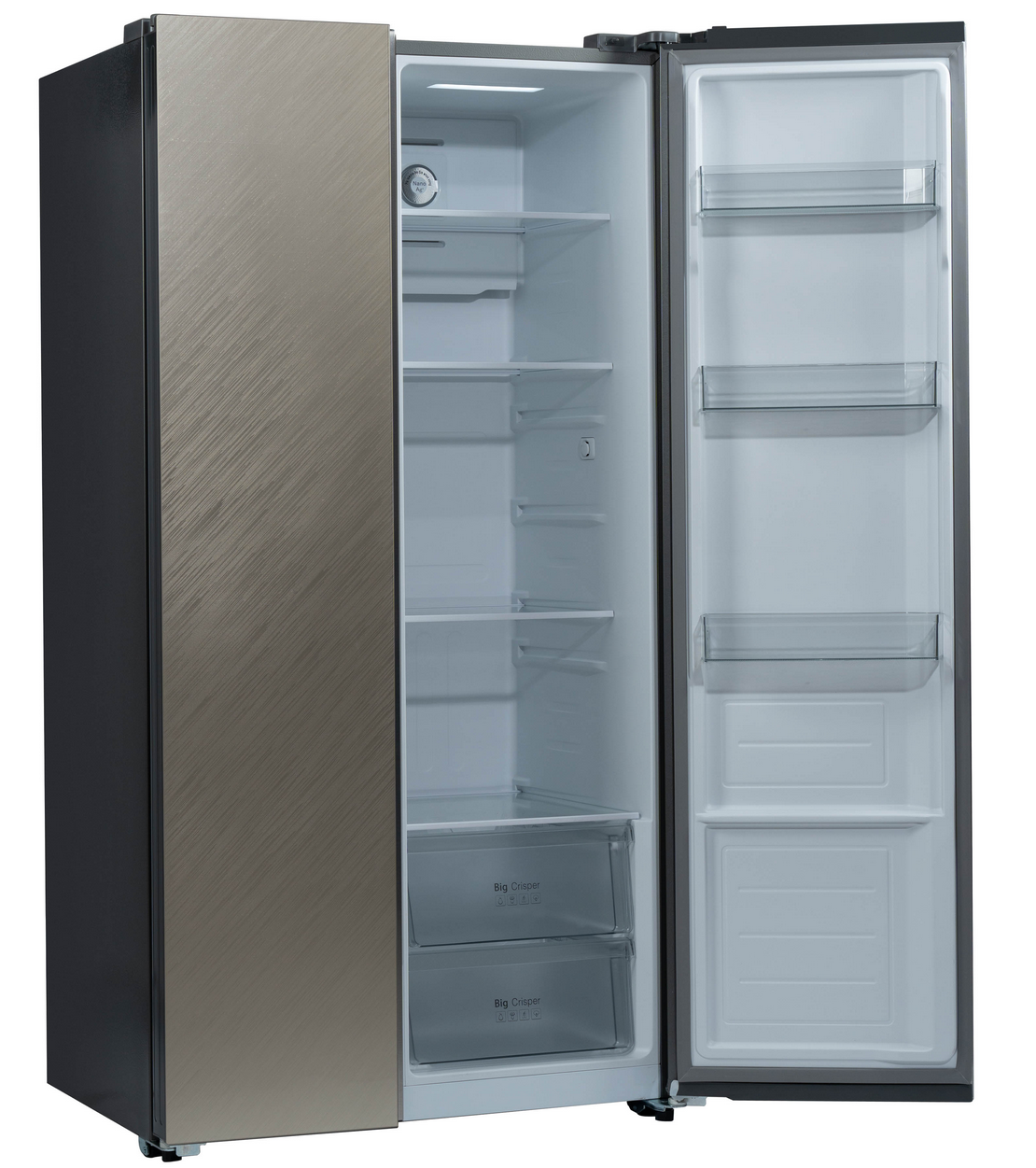 9173436 Холодильник Side by Side   Бирюса SBS 541 TGG бежевый STDN-0140702 - Вид №5