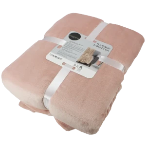 Плед Flamingo 200x220 см микрофибра цвет розовый 82603092 STLM-2211809