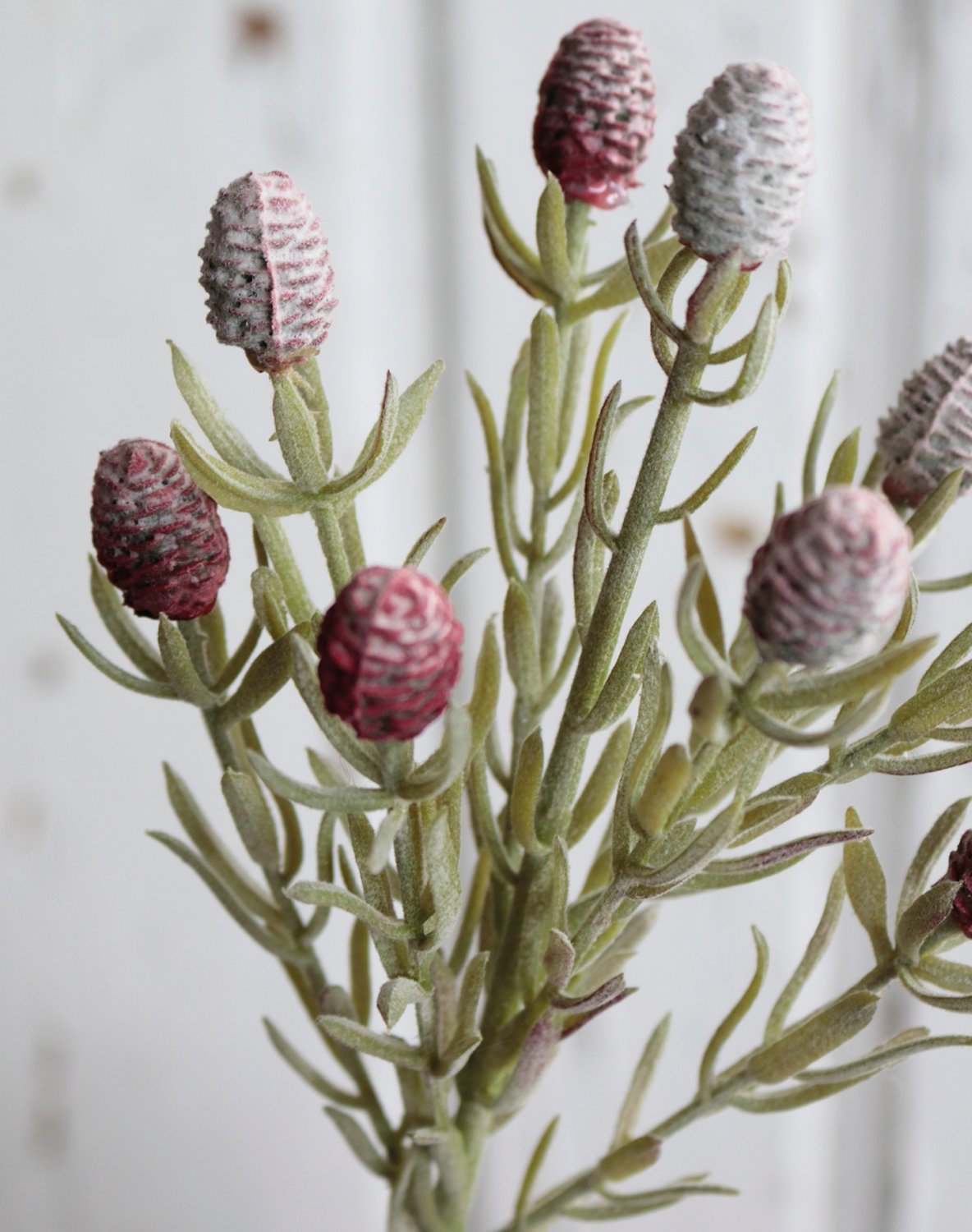 3318 407 a3 Искусственный чертополох, 45 см, красно-белый H-andreas  - Вид №1