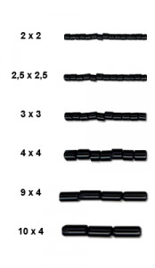 321-11001 Бисер Чехия TUBES 3 х 3 мм 50 г PRECIOSA