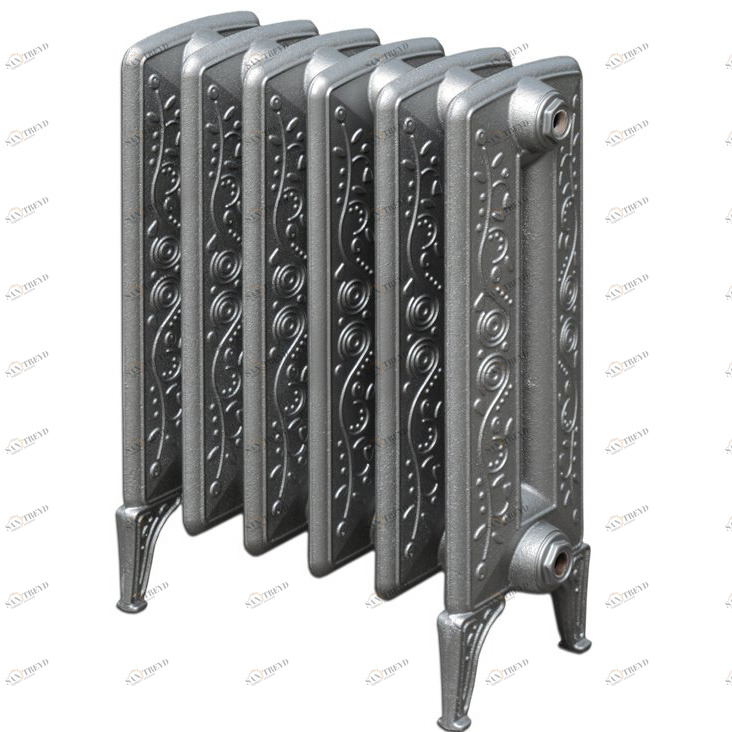Чугунный радиатор Viadrus Bohemia R 450/220 8 секций без ножек 7591
