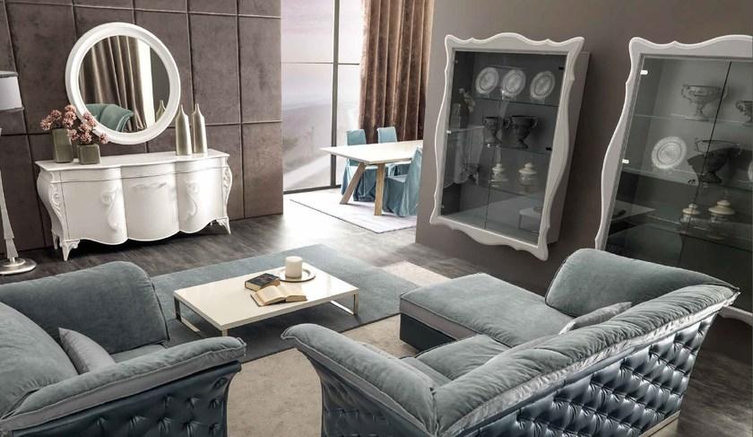 CorteZari Буфет лакированный с распашными дверцами Zoe gold 784 - Вид №1