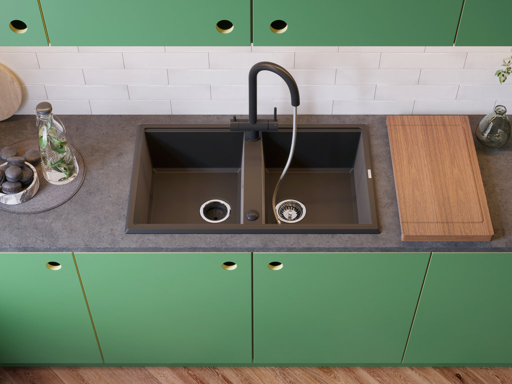 Кухонная мойка Tedori 86-2 WH OMOIKIRI 4993927 - Вид №2