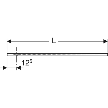 550.254.00.2 Прямоугольный душевой поддон Geberit Sestra Geberit  - Вид №3