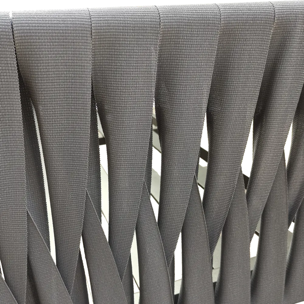 Набор садовой мебели Naterial Henio алюминий/полиэстер/стекло серый: стол, диван и 2 кресла STLM-2179816 - Вид №10