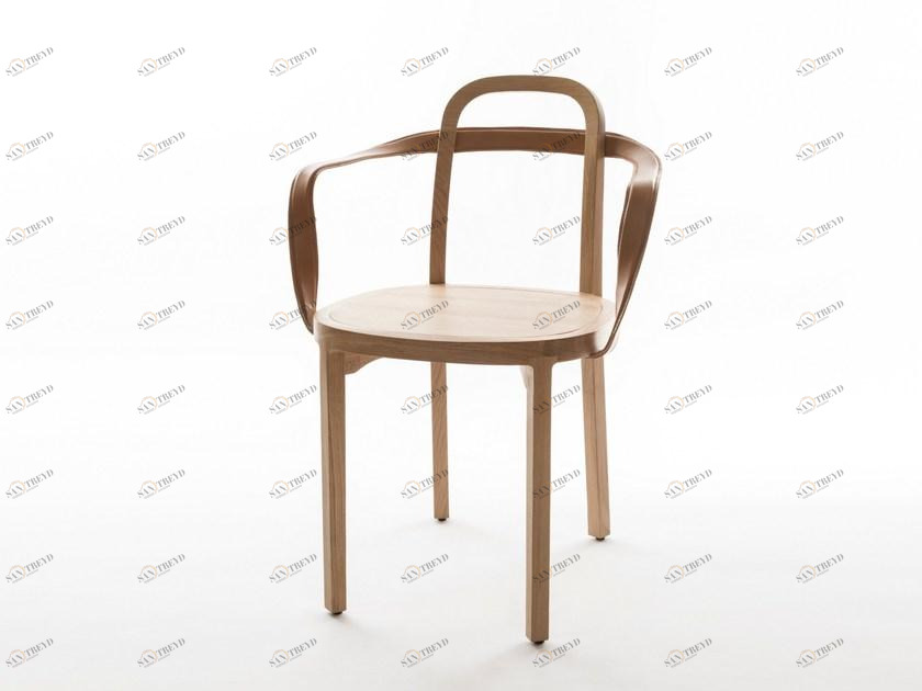 Woodnotes Стул дубовый с подлокотниками Siro+ sun-id-1490003