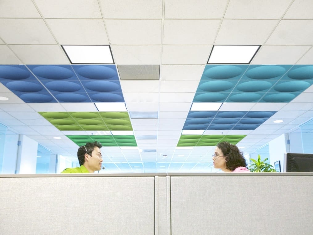 Звукопоглощающая потолочная плитка из полиэфирного волокна Slalom ECOrange ARCH-00085253 - Вид №1