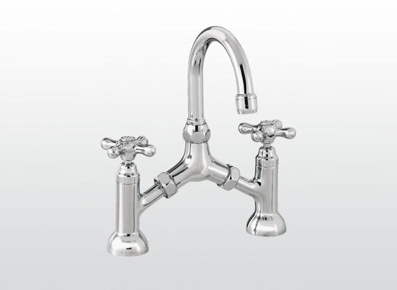 RUBINETTERIE STELLA Смеситель для умывальника на 2 отверстия Roma sun-id-1477470 - Вид №1