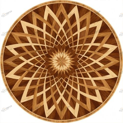 Художественный паркет Da Vinci Розетка 26-033 Дуб Любая на выбор (Гладкая) х1000Радиус мм 260090033