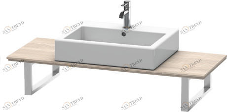 XL012C03131 X-Large Консоль для накладных раковин и встраиваемых умывальников Сосна серебристая, декор Duravit