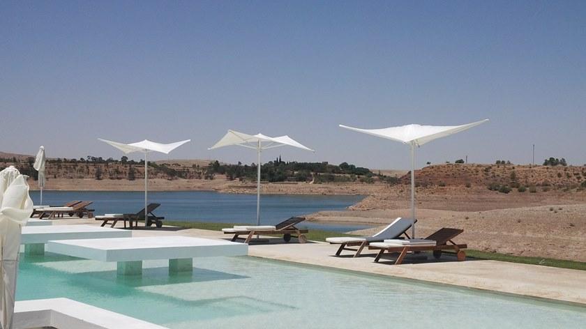 Scolaro Parasol Квадратный зонт из алюминия с порошковым покрытием Vela C3030 vsp/c2020 vsp - Вид №3