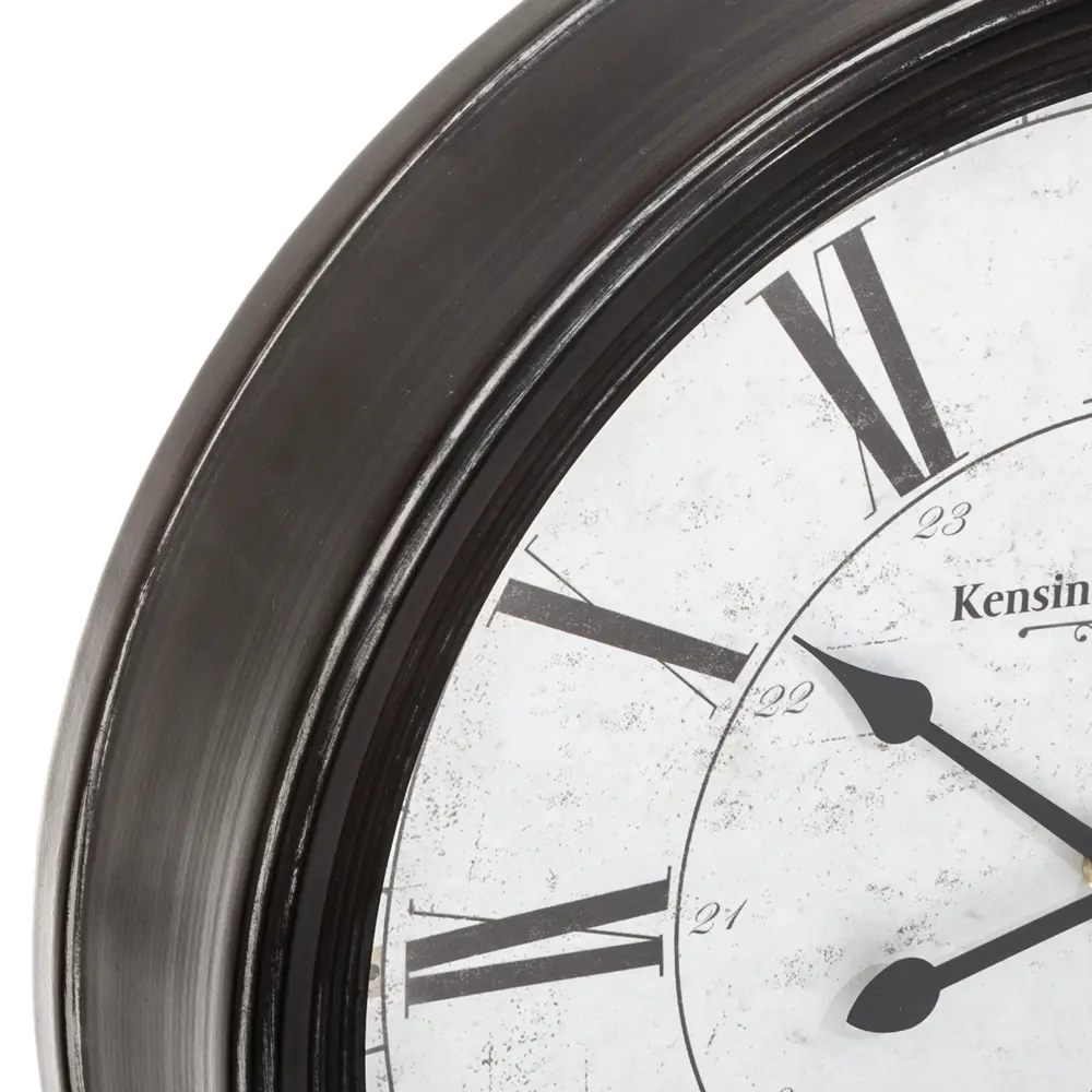 Часы настенные  Atmosphera цвет чёрный D38 см металл Romance STLM-2106742 - Вид №3