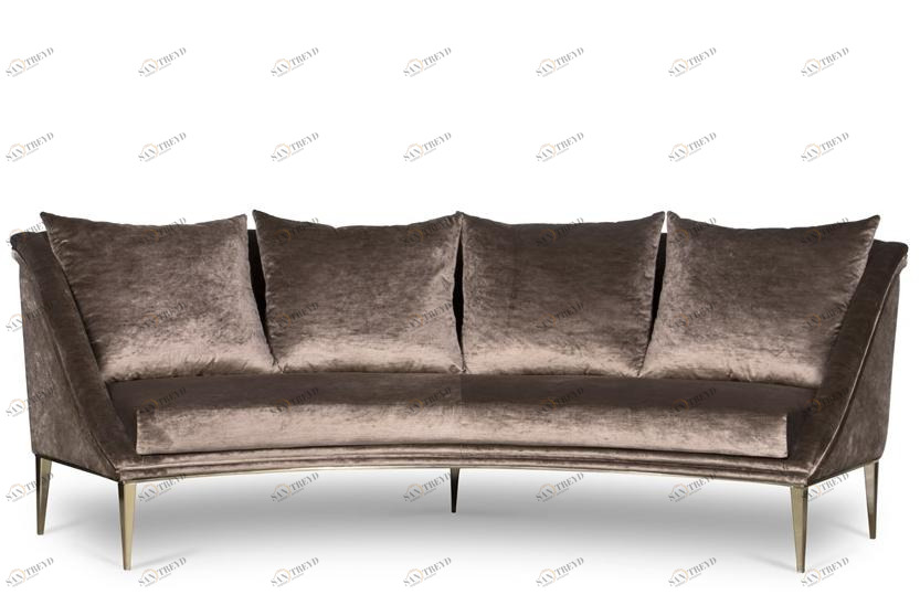 KOKET Изогнутый бархатный диван Geisha sun-id-1434085